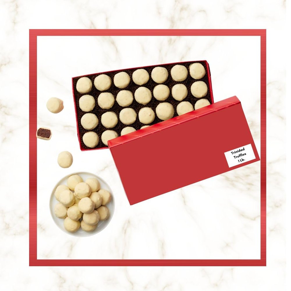 Premium Chocolates, 16 Oz. Gift Box, Great for Thanksgiving, Christmas Gifts & Holiday Entertaining (Trinidads)