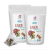 milk thistle liver complex - LIVER SUPPORT TEA HERBAL, 14 Days, caffeine free, non gmo, gluten free - dandelion root bulk herb, 2 Bags view 1