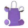 Nexmint Purple Kraft Paper Gift Bags: 96 Bulk Pack Small Gift Bags with Handle (8.5" x 5.5"). Great for Birthday, Halloween, Gifts, Holiday Party, Favor, Trick or Treat, Goodie, Candies & Special Occasions view 3