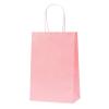 Nexmint Christmas Pink Kraft Paper Gift Bags: 96 Bulk Pack Small Gift Bags with Handle (8.5" x 5.5"). Great for Gifts, Wedding, Birthday, Shower, Love, Holiday, Party Favor, Treat, Goodie & Special Occasions view 1