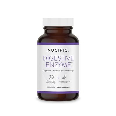 Nucific Digestive Enzyme Supplement to Support Digestion and Nutrient Bioavailability, 90 Count