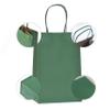 Nexmint Christmas Green Gift Bags: 96 Bulk Pack Small Gift Bags with Handle (8.5" x 5.5"). Great for Christmas, Gifts, Holidays, Party, Goodie, Candies, Appreciation & Special Occasions view 3