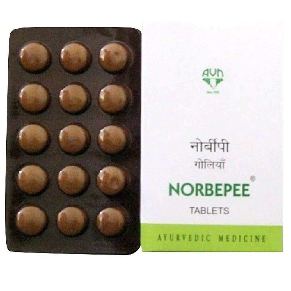 AVN Norbepee Ayurvedic Tablets - An Ayurvedic, Herbal & Natural Formulation (120 Tablets)