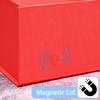 LIFELUM Christmas Boxes 2 Pack 13.85 x 8.35 x 4.45 inch Large Gift Boxes with Magnetic Lids for Presents Red Gift Boxes Valentine's Gift Box Contains Card, Ribbon, Shredded Paper Filler view 2