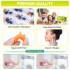 TICONN 48 Pairs Reusable Silicone Ear Plugs for Sleeping Noise Cancelling, 25dB NRR Corded Earplugs for Study Concentration Travel (48 Pairs) view 4
