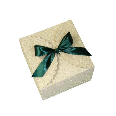 WEWILUCK Small Gift Boxes for Presents, Gold Glitter Christmas Gift Boxes Bulk for Women, Man, Empty Square Gift Box for Gifts Widely Used in Various Occasions(4.75 x 4.75 x 3.53)