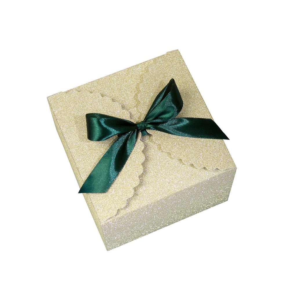 WEWILUCK Small Gift Boxes for Presents, Gold Glitter Christmas Gift Boxes Bulk for Women, Man, Empty Square Gift Box for Gifts Widely Used in Various Occasions(4.75 x 4.75 x 3.53)