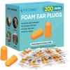 TICONN 200 Pairs Ear Plugs, 32dB Noise Reduction Earplugs for Sleeping Hearing Protection Travel Study Concentration Construction Site (200 Pairs) view 1