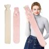 Hot Water Bottle with Cover, Hot Water Bag for Pain Relief, Premium 2.25 Liters Rubber Hot Water Bottle view 1