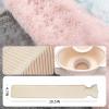 Hot Water Bottle with Cover, Hot Water Bag for Pain Relief, Premium 2.25 Liters Rubber Hot Water Bottle view 3