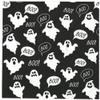 AM Dcor - 20 Count Soft 3-Ply Tissue Decoupage Luncheon Paper Napkins -13" x 13" (Unfolded), Boo Halloween view 1