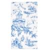 Gift Boutique 100 Blue Tuscan Guest Napkins Decorative Hand Towels 3 Ply Disposable Paper Tuscany Pagoda Napkins for Bathroom Toilet Powder Room Holiday Wedding Bridal Shower Dinner Party Napkin Towel view 1