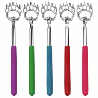 1 Telescopic Bear Claw Back Scratcher Long Hand Instant Itch Relief Massager 22"
