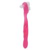HURRISE Denture Brush, False Teeth Brush, Soft Bristles, Pink, Double Sided, Ergonomic Handle, Removes 99% Plaque, Portable, Suitable for Home & Travel view 4