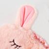 BE Cute Plush Sleep Mask Unicorn Cat Panda Bunny Kids Girls Women Gift Blindfold Eye Cover (Pink Bunny) view 4