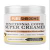 Functional Coffee Super Creamer - Vanilla - Coconut Milk Powder, MCT, Organic Lions Mane, Reishi & Cordyceps. Dairy-free, Plantbased, Made in Ontario CA (Vanilla, 120g / 4.2 oz)