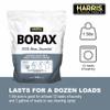 Harris Borax Powder Hard Water Laundry Booster and Powerful Multi-Purpose Cleaner, 1.5lb (Unscented) view 2