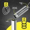 Epulse Preroll Cones Holder Tubes Smell Proof Container - Air Tight Aluminum Storage Tube for Pre Rolled Cones (1 1/4 Size - Grey - Screw Closure) view 3