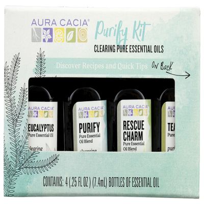 Aura Cacia Purify Essential Oil Kit