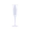 DecorFest Disposable Clear Plastic Champagne Glasses, 5.5oz, 12pc Per Pack, 20 Packs. Toasting Flute Set for Mimosas, Bloody Mary's, Shatterproof Style Wine Glass view 1