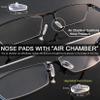 Eyeglass Nose Pads, GOTOBA 22 Pairs Screw-in Eyeglasses Nose Pads, Upgraded Glasses Nose Pad Replacement Kit with Eyeglass Screwdriver, Tweezers, Glasses Cloth, Small Screws. view 3