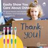 Trueocity 30 Pack Individually Wrapped Toothbrushes - Soft Bristle, Multi-Colored and Perfect for Adults and Kids, Travel Pack, Disposable Toothbrushes for Bulk Use, Oral Care Supplies view 3
