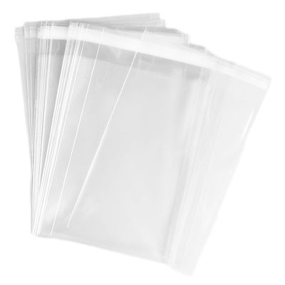 N'icePackaging - 100 Qty 3" x 9" Clear Flat Cello/Cellophane Bags 1.6 Mil - Good for Candies, Cookies, Bakery Goods, Soap, Other Treats - Storage and Sales - Re-Sealable