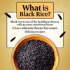 Daawat Black Rice Immuno Plus | Antioxidant-Rich Whole Grain Black Rice | Gluten-Free Superfood | High Fiber, Low Fat | 1 kg (2.2 lb) view 4