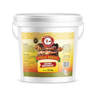 20 lbs. Pollo Asado Rojo with Pineapple Adobo Concentrate