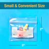 3 mil Strong, Flexible, Comfortable.The Pill Bag Medicine Pill Organizer, Resealable, Disposable Pouches for Vitamins, Gummies, Plastic Bags Travel, Walks, Exercise, Clean,Standard Size100 Count view 2