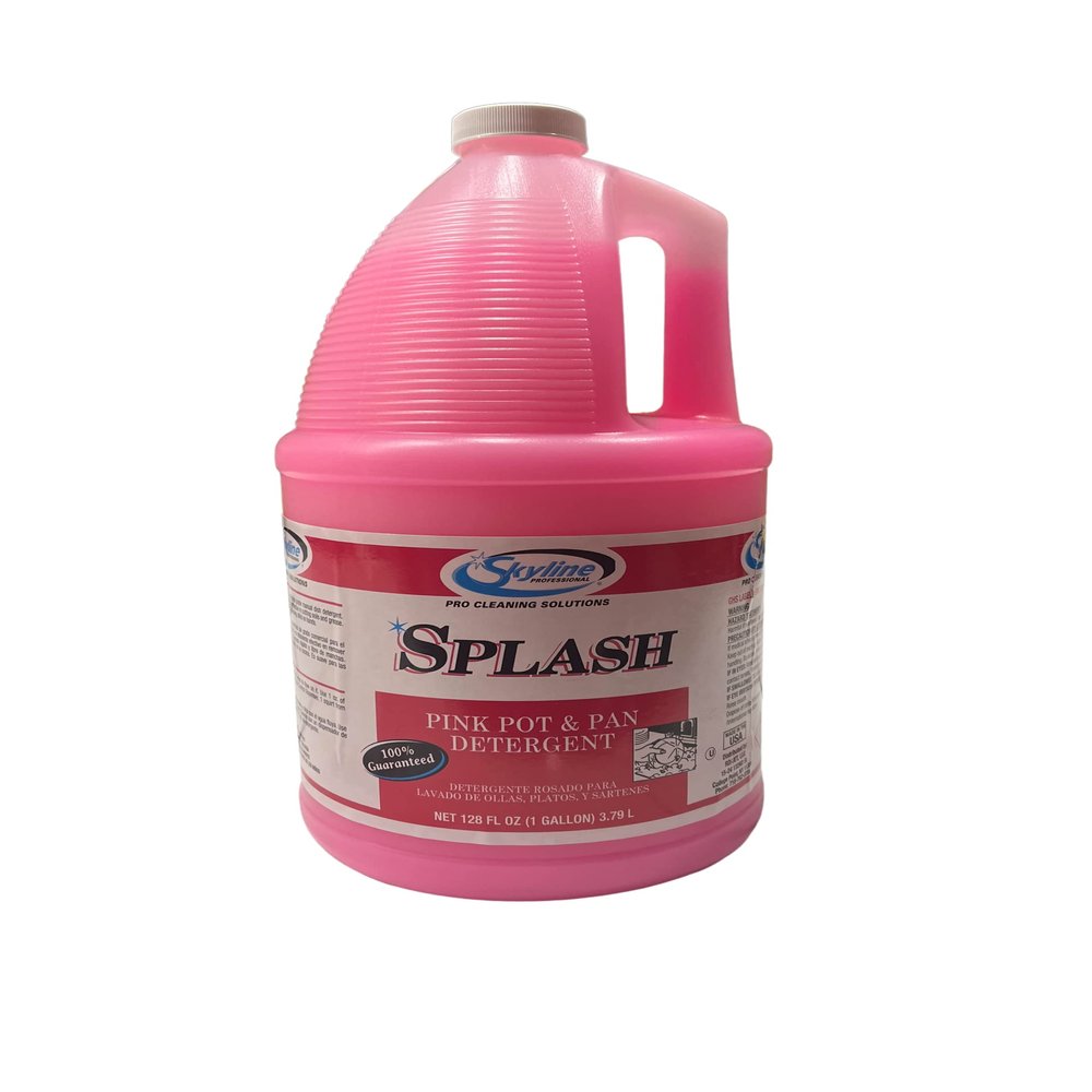 SuperJob JobSite Professionals Pink Soap Hand Dish Washing Pot & Pan Kitchen Detergent Skyline Splash 1 Gallon Jug