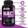 NAC Supplement N-Acetyl Cysteine Pills - 750mg N Acetyl Cysteine Pure Vitamin Capsule - Daily Liver Support Formula for Lung Cleanse Health, Kidney Detox, Brain & Respiratory Supplements - 90 Capsules view 2