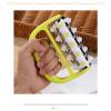 Plastic Massager Body Massage Face Back Waist Leg Manual Massage Wheel (Yellow) view 2