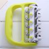 Plastic Massager Body Massage Face Back Waist Leg Manual Massage Wheel (Yellow) view 3
