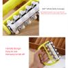 Plastic Massager Body Massage Face Back Waist Leg Manual Massage Wheel (Yellow) view 4