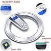 DULASP Digital Body Weight Bathroom Scale, Large Blue LCD Backlight Display, High Precision Measurements, 6mm Tempered Glass, 400 Pounds, Silver view 3