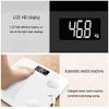DULASP Digital Body Weight Bathroom Scale Weighing Scale, Backlit Display, 400 Pounds, Glass, USB Charging Electronic Weighing view 3