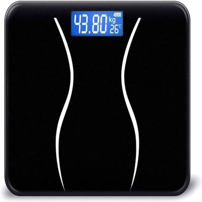 DULASP High Precision Digital Body Weight Bathroom Scale with Ultra Wide Platform and Easy-to-Read Backlit LCD, 440 Pounds