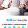 DULASP Digital Bathroom Scale, Highly Accurate Body Weight Scale with Lighted LED Display, Round Corner Design, 400 lb, White view 3
