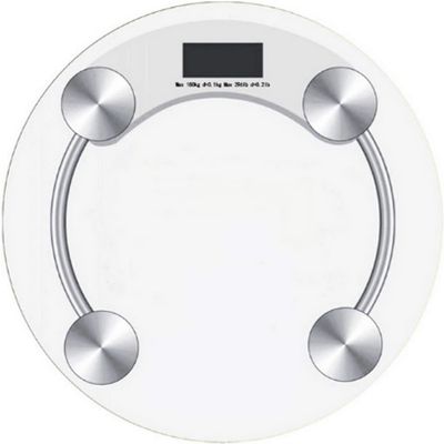 DULASP Digital Body Scale Electronic Weight Scale Digital Body Weight Scale Bathroom Scale with Glass PlatformDisplay