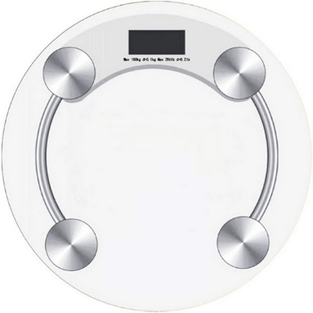 DULASP Digital Body Scale Electronic Weight Scale Digital Body Weight Scale Bathroom Scale with Glass PlatformDisplay