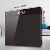 DULASP Digital Body Weight Scale, Bathroom Scale with Large Backlit Display, Step-On Technology, Ultra Slim Design, Black view 2