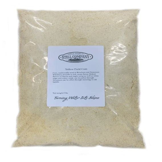 North Georgia Still Company's Distillers Yellow Dent Corn #1 Milled 5 lbs. for Moonshine Whiskey