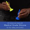 Rectal Dilator Trainer Set for Men and Women  Pelvic Floor Therapy Tool - Medical Grade Silicone, FDA Registered - 4-Pack, Sizes 1-4 view 2
