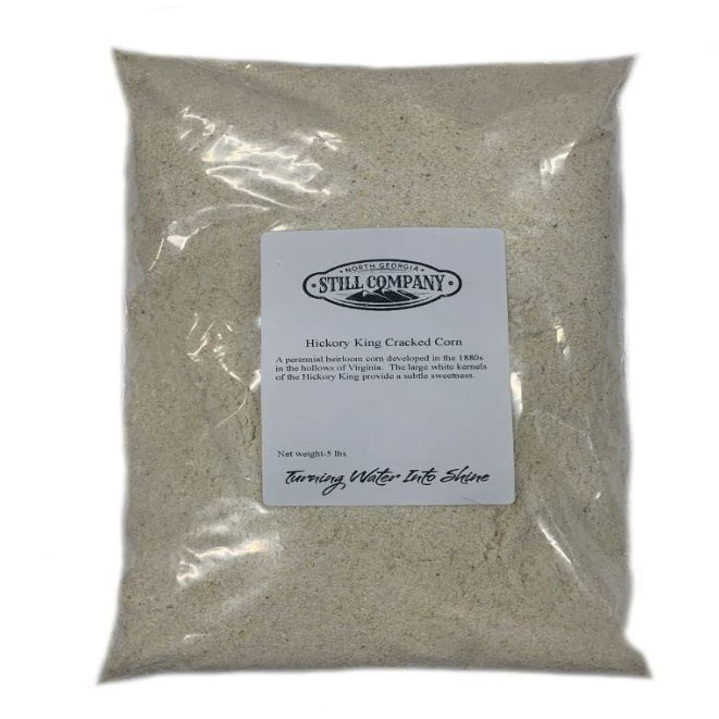 North Georgia Still Company's White Hickory King Corn Milled, 40 lbs. for Moonshine Whiskey