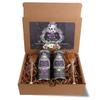 Witch's Brew Gift Basket for Halloween by La Tea Dah, Rose Oolong Tea, Herbal Elderberry Tea, and Two Honey Stirrers, Halloween Gifts for Women, Gourmet Tea Gift Sets view 1