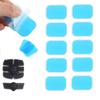 Agam 10pcs Gel Pads for Muscle Toner & Abdominal Toning Belt Accessory, EMS Toning Belt Gel Pads/Sheet view 1