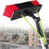 JINTAOMA Window Cleaning Pole, Window Cleaner Kit, Water/Hose Fed Extendable Pole, Window Cleaning Brush Equipment, Cleaning Photovoltaic and Solar Panels30cm Brush Head,5m/16ft view 1