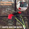 JINTAOMA Window Cleaning Pole, Window Cleaner Kit, Water/Hose Fed Extendable Pole, Window Cleaning Brush Equipment, Cleaning Photovoltaic and Solar Panels30cm Brush Head,5m/16ft view 2