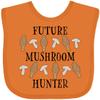 inktastic Future Mushroom Hunter- Mushrooms and Morels Baby Bib Orange 35bae view 1